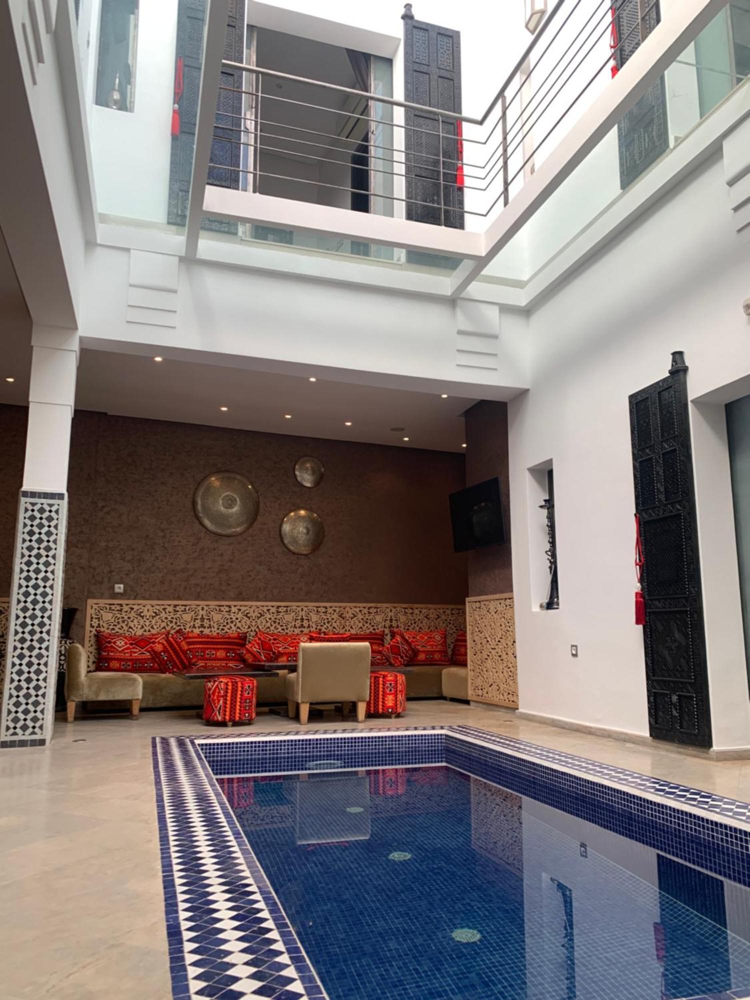 Riad Le Patio Romantique Marrakesh Exterior foto
