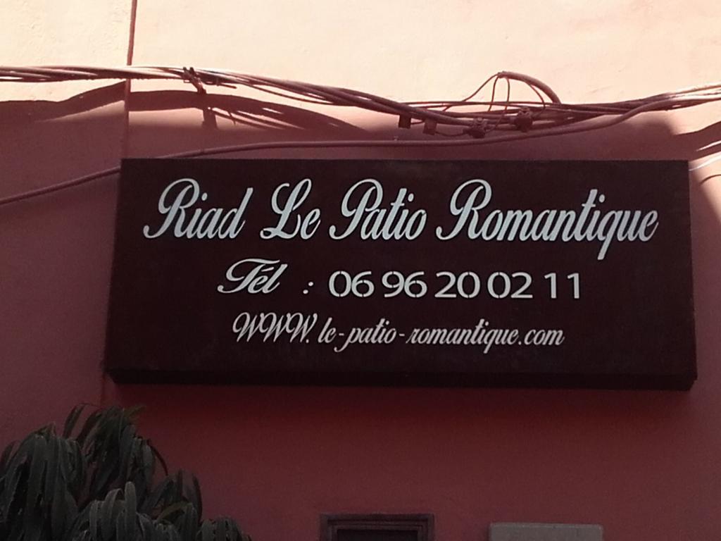 Riad Le Patio Romantique Marrakesh Exterior foto